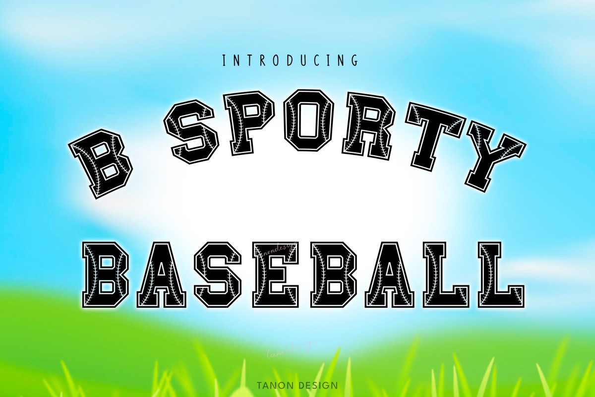 B Sporty Baseball