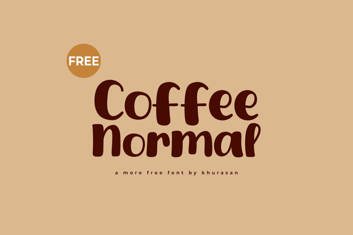 Schriftart Coffee Normal