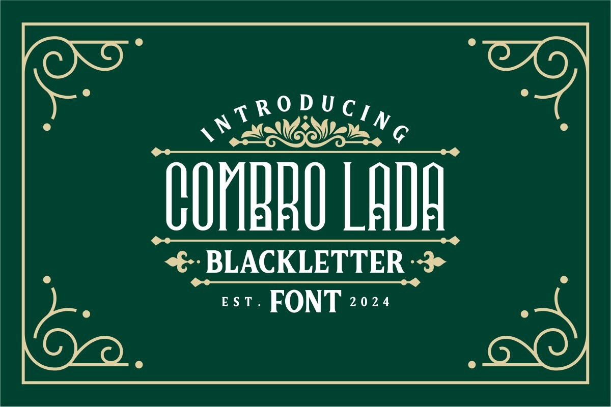 Schriftart Combro Lada