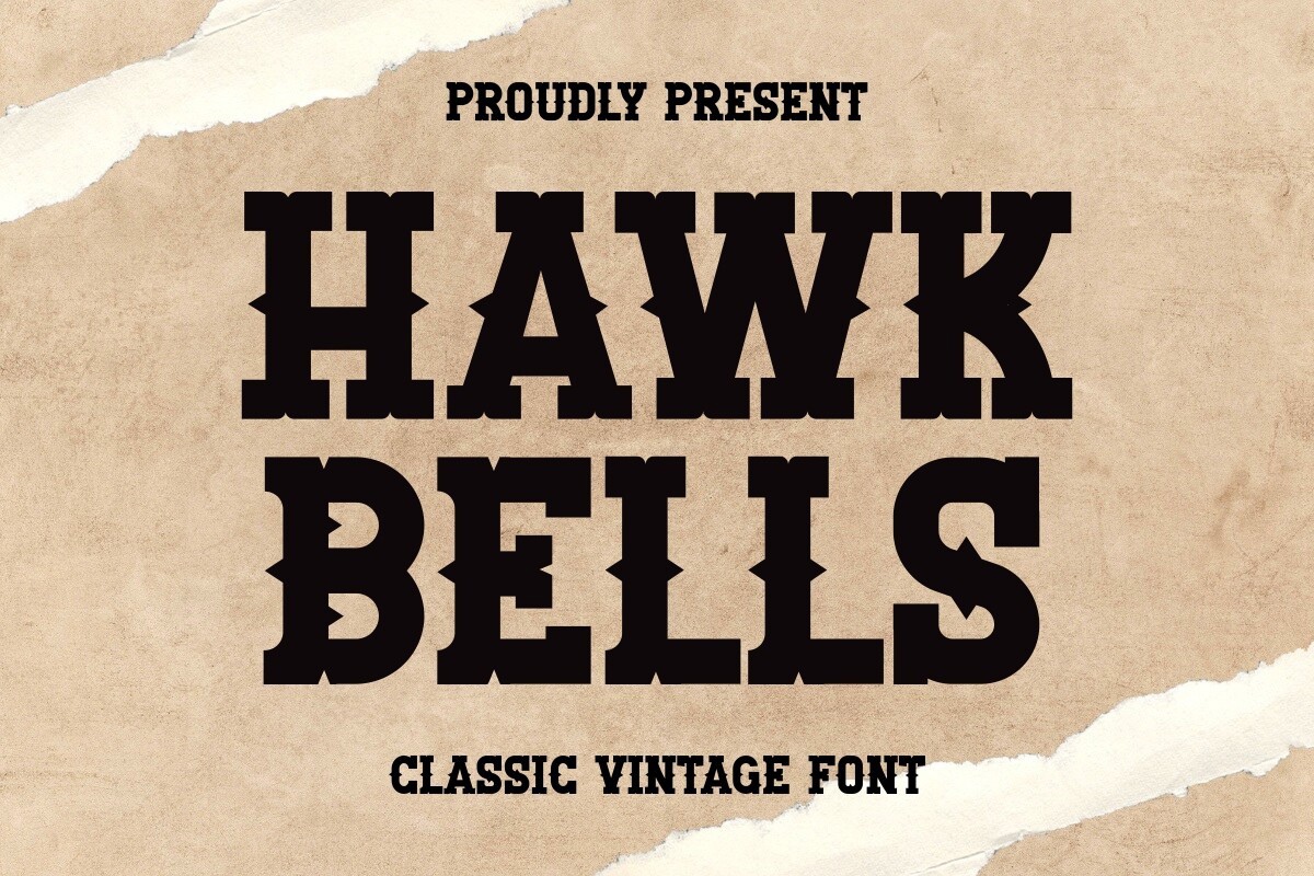 Schriftart Hawk Bells