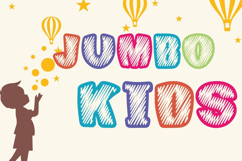 Schriftart Jumbo Kids