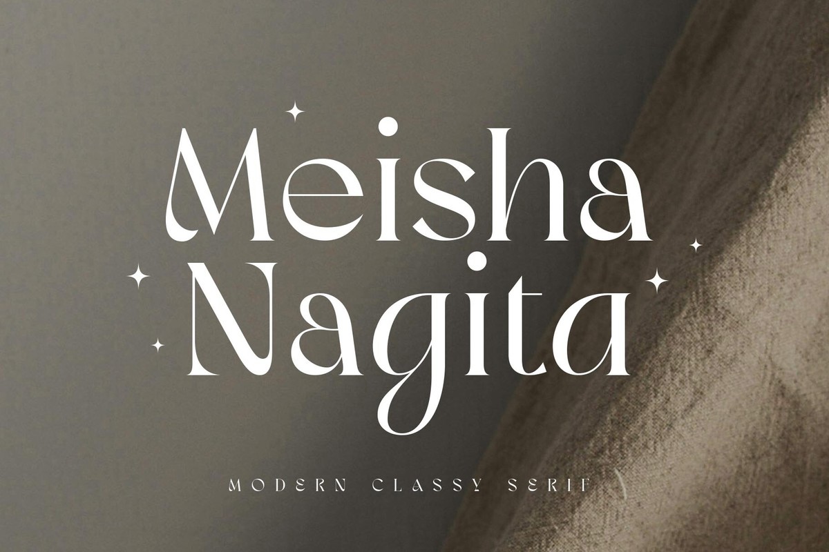 Schriftart Meisha Nagita