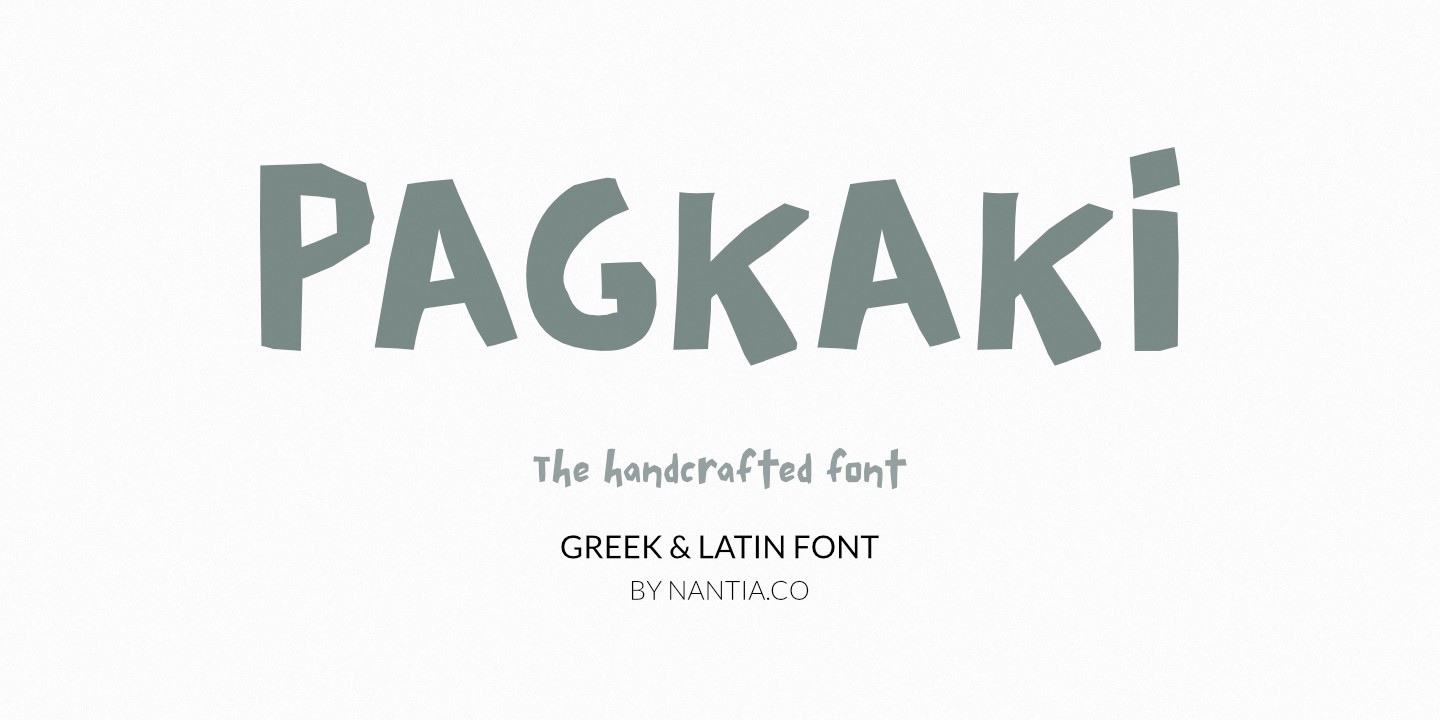 Schriftart Pagkaki