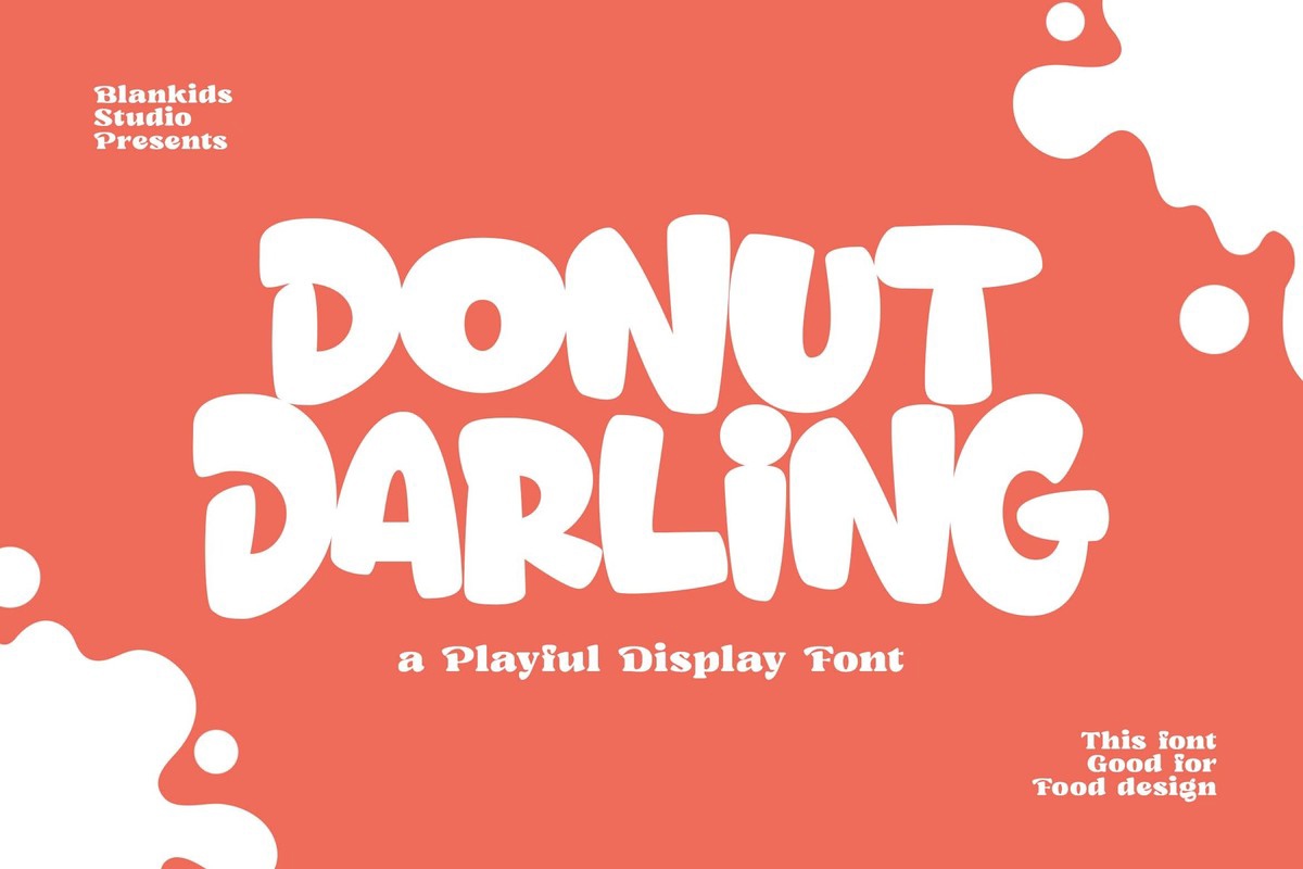 Schriftart Donut Darling