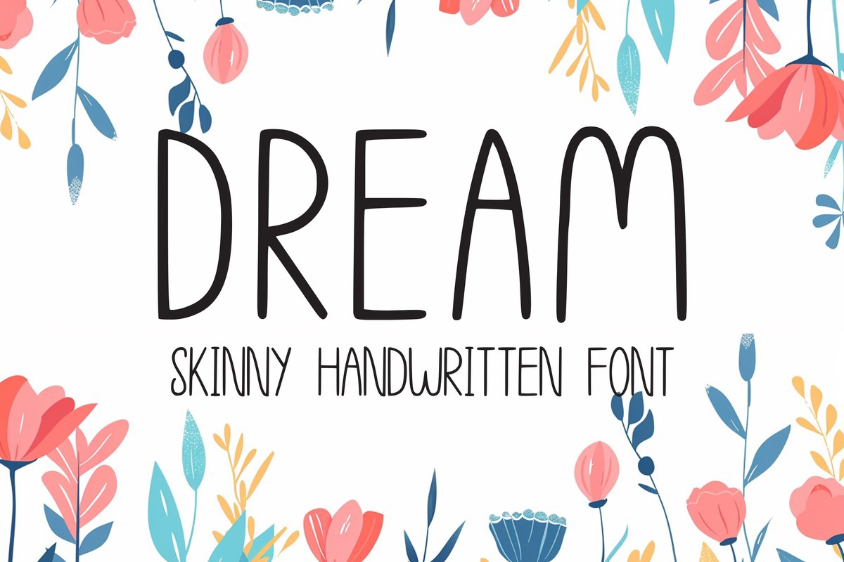 Schriftart Dream