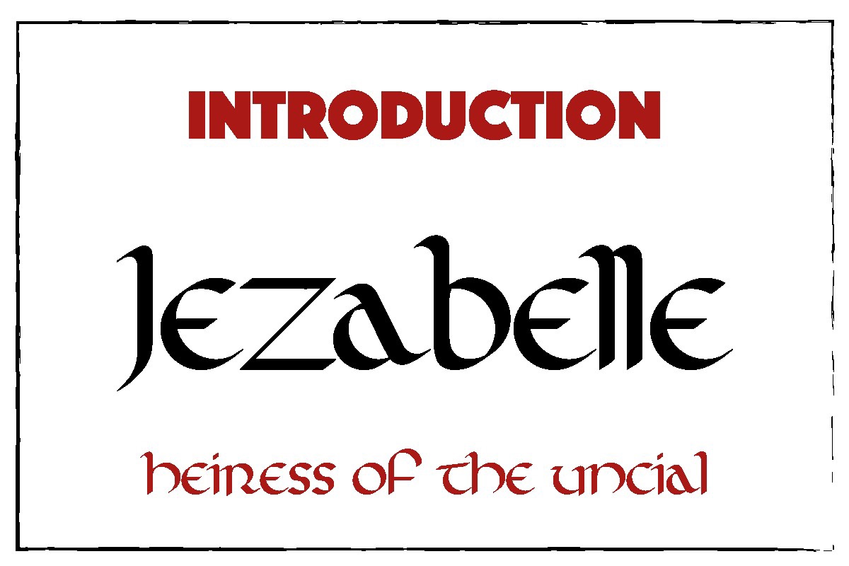 Schriftart Jezabelle