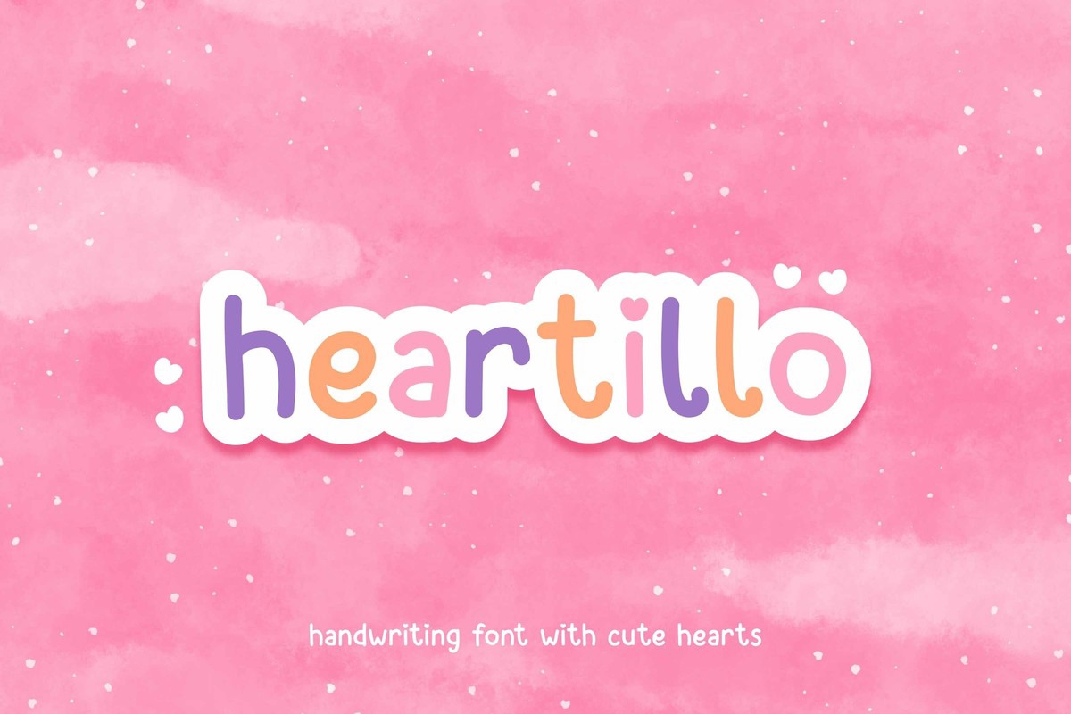 Schriftart Heartillo