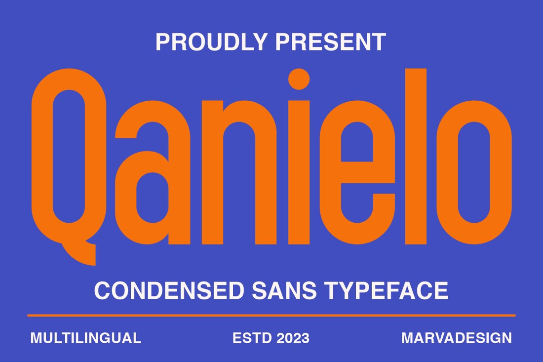 Schriftart Qanielo