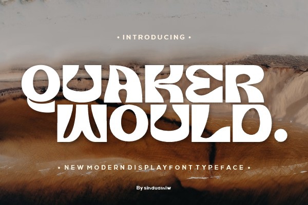 Schriftart Quaker Would