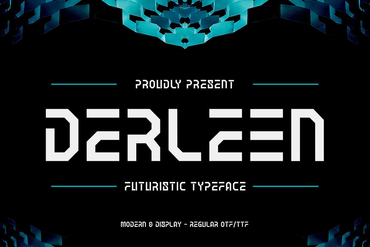 Schriftart Derleen