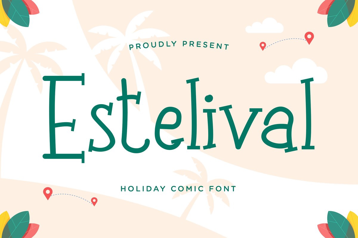 Schriftart Estelival