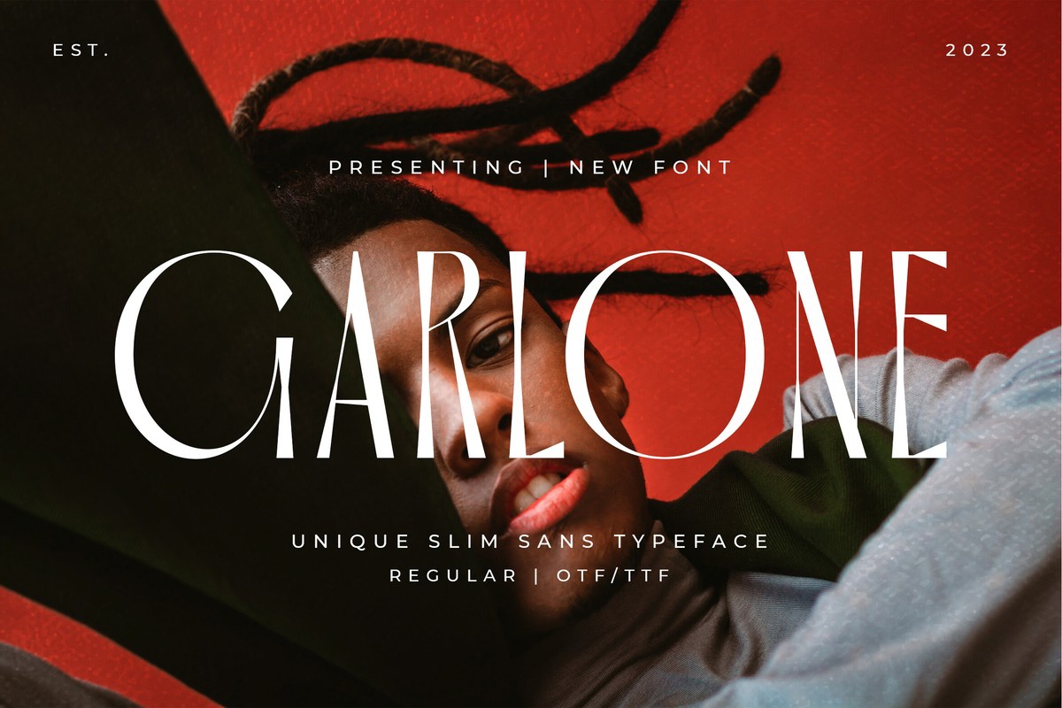 Schriftart Garlone