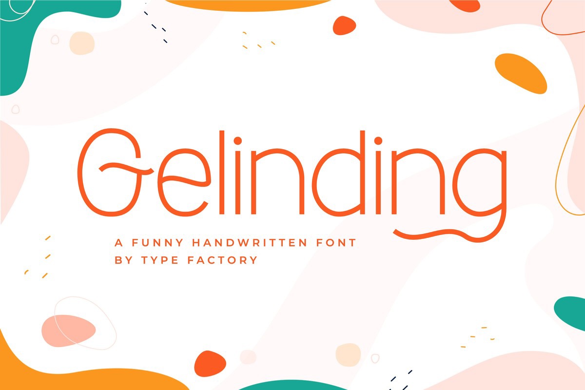 Schriftart Gelinding