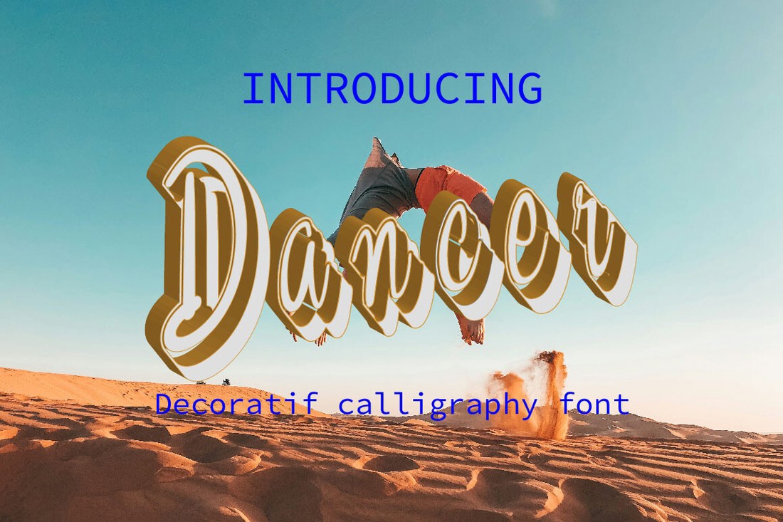 Schriftart Dancer