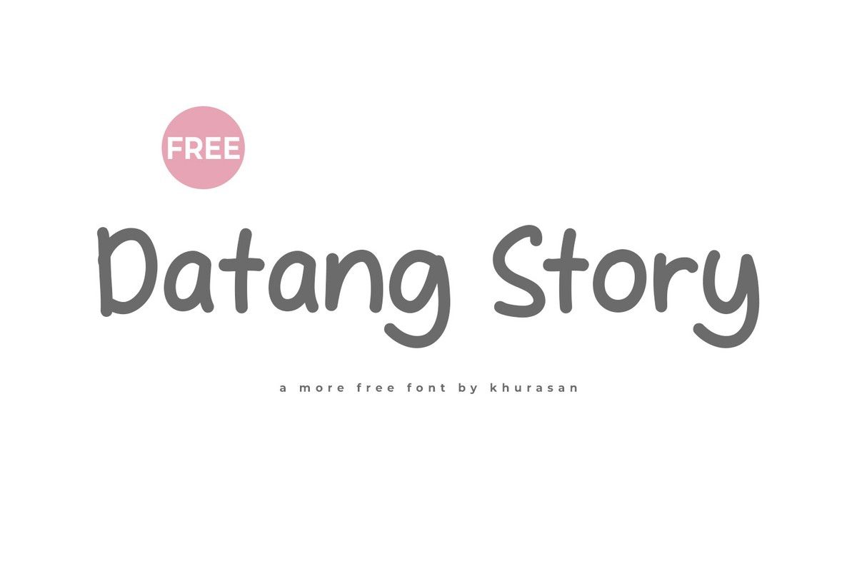 Schriftart Datang Story