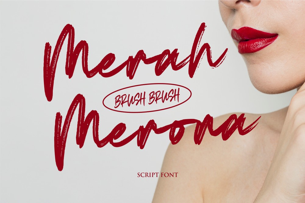 Schriftart Merah Merona