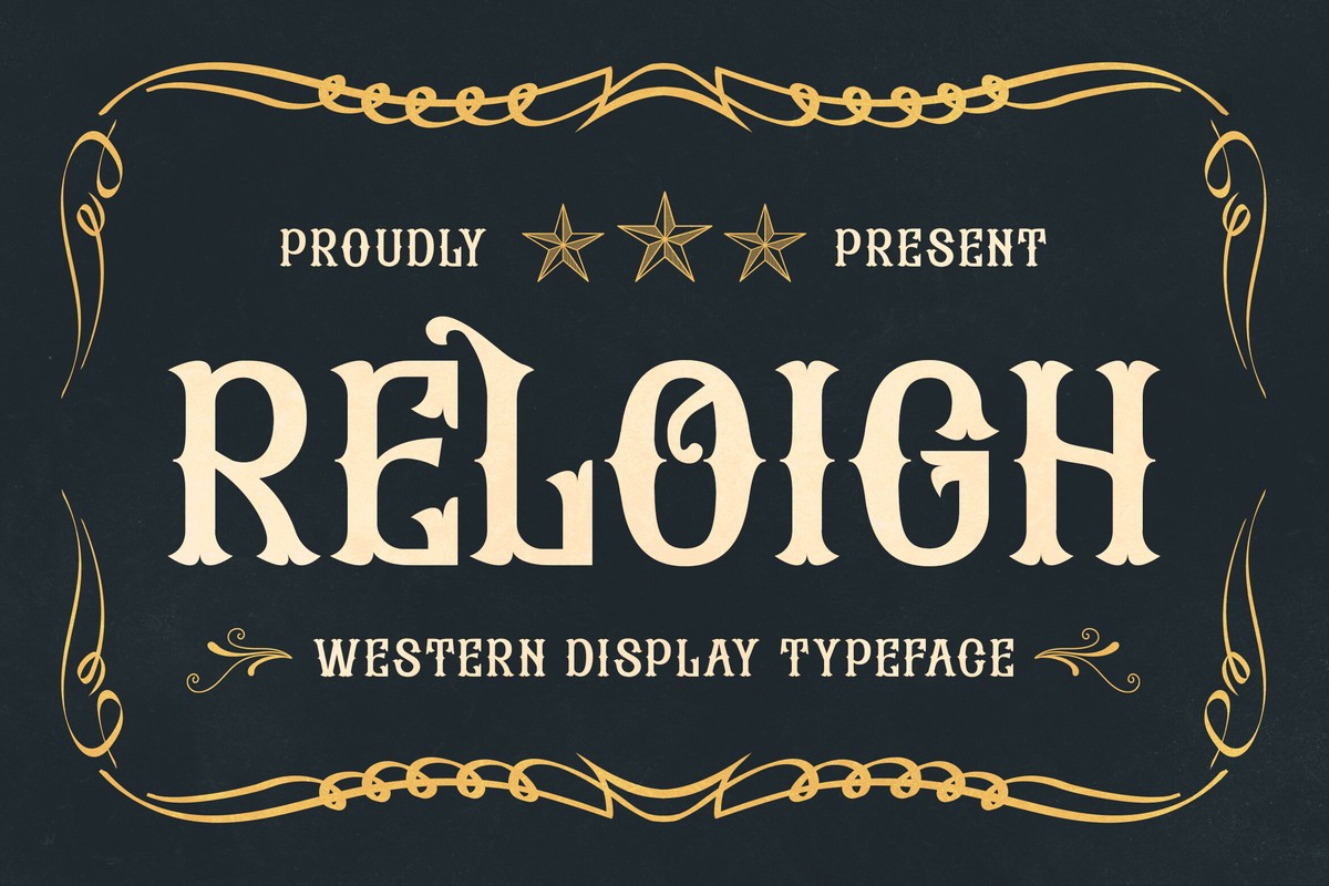 Schriftart Reloigh