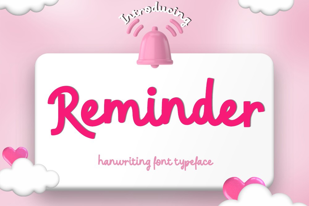 Schriftart Reminder