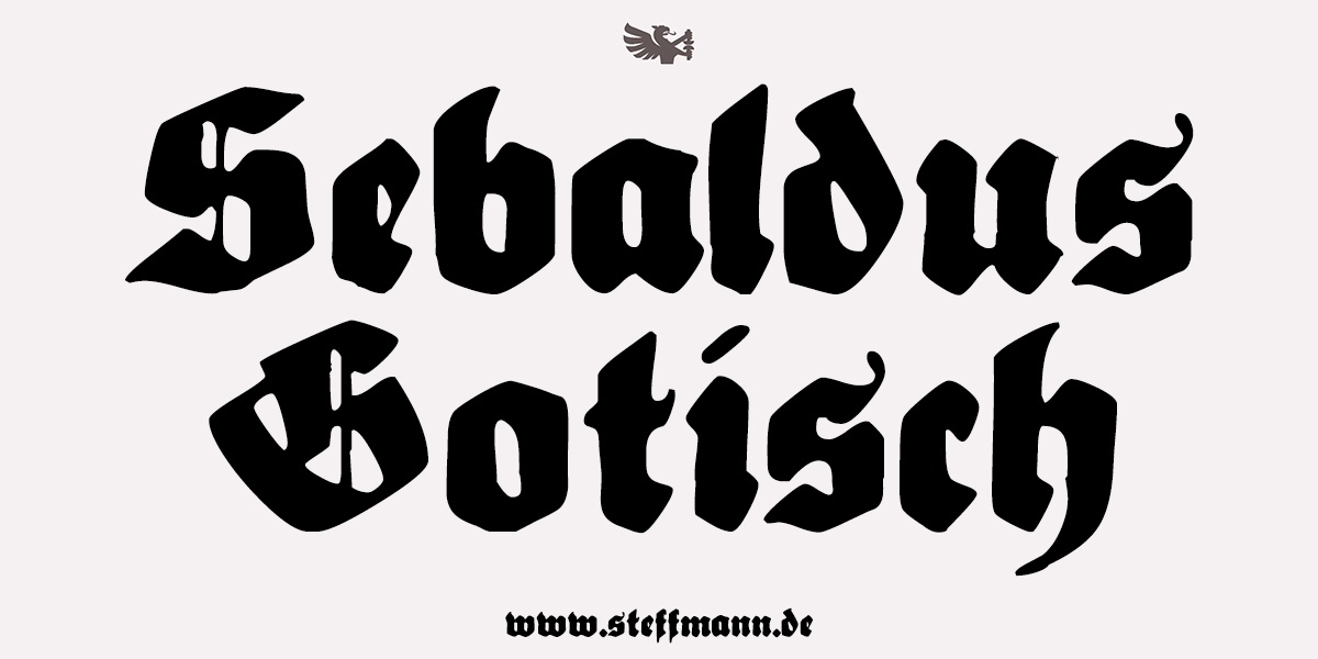 Schriftart DS Sebaldus-Gotisc