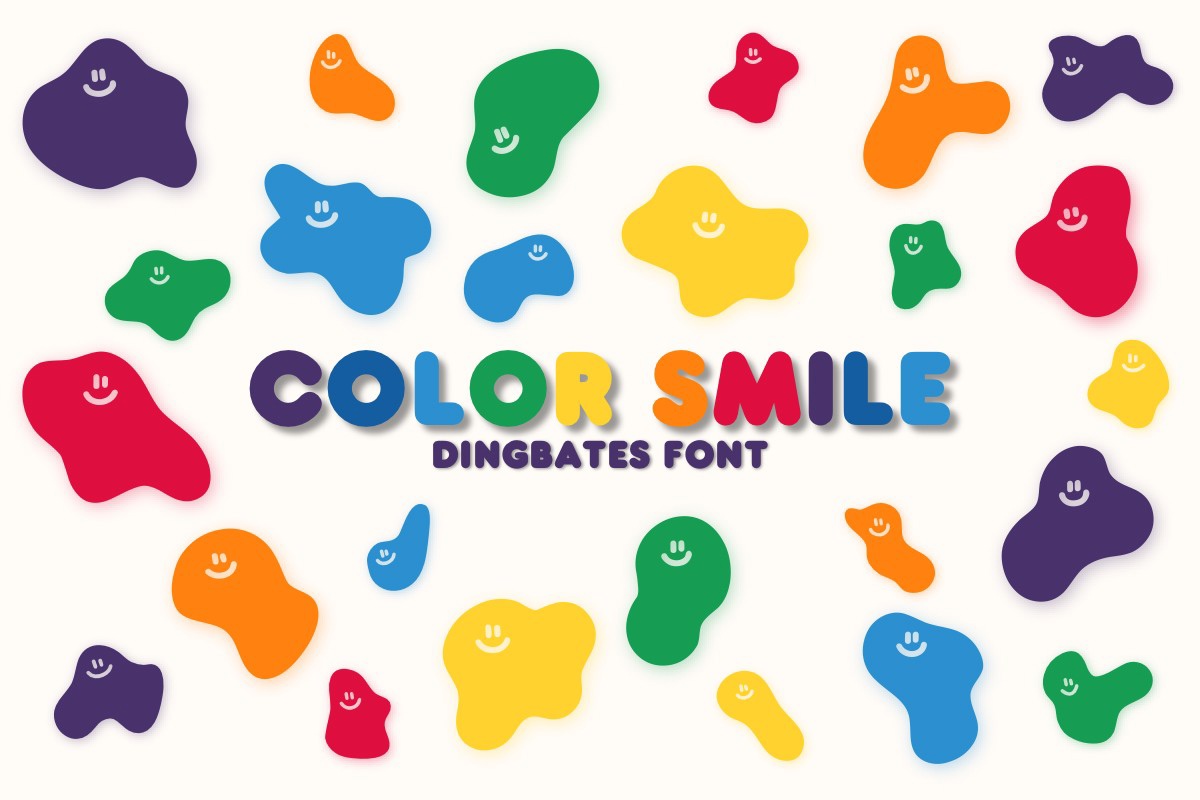 Schriftart Color Smile