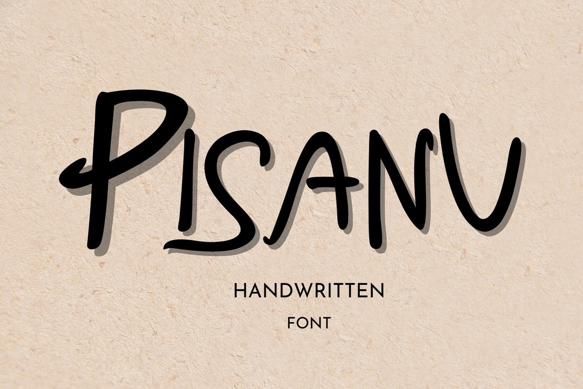 Schriftart Pisanu