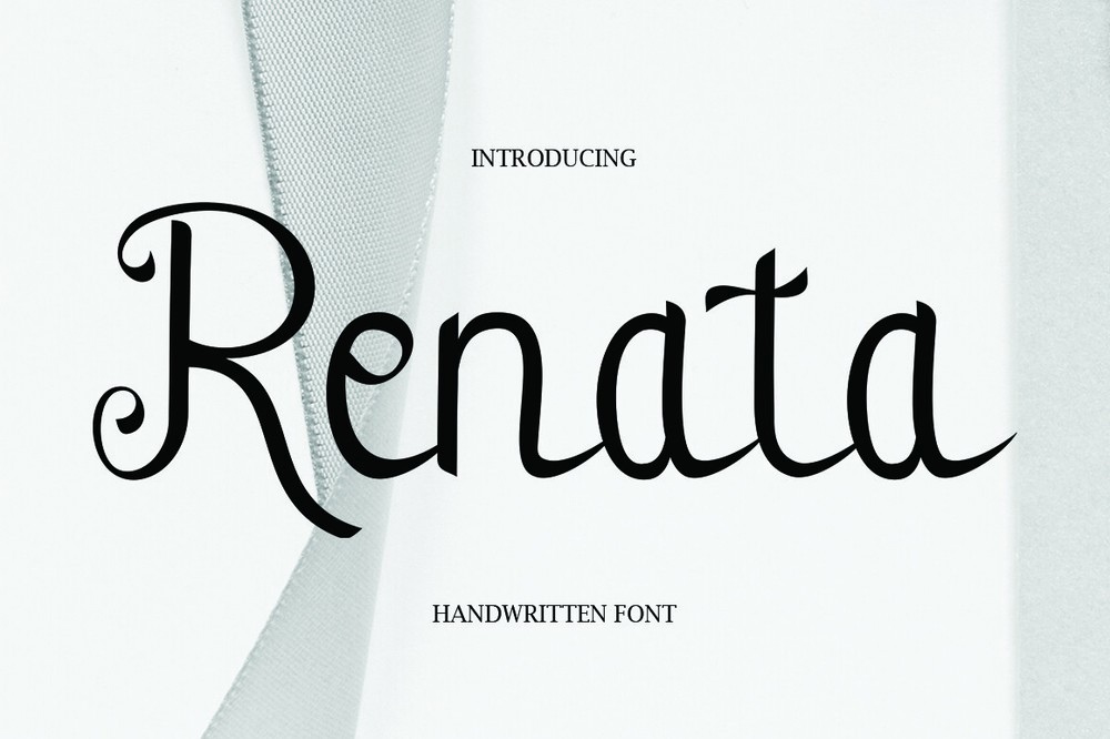 Schriftart Renata