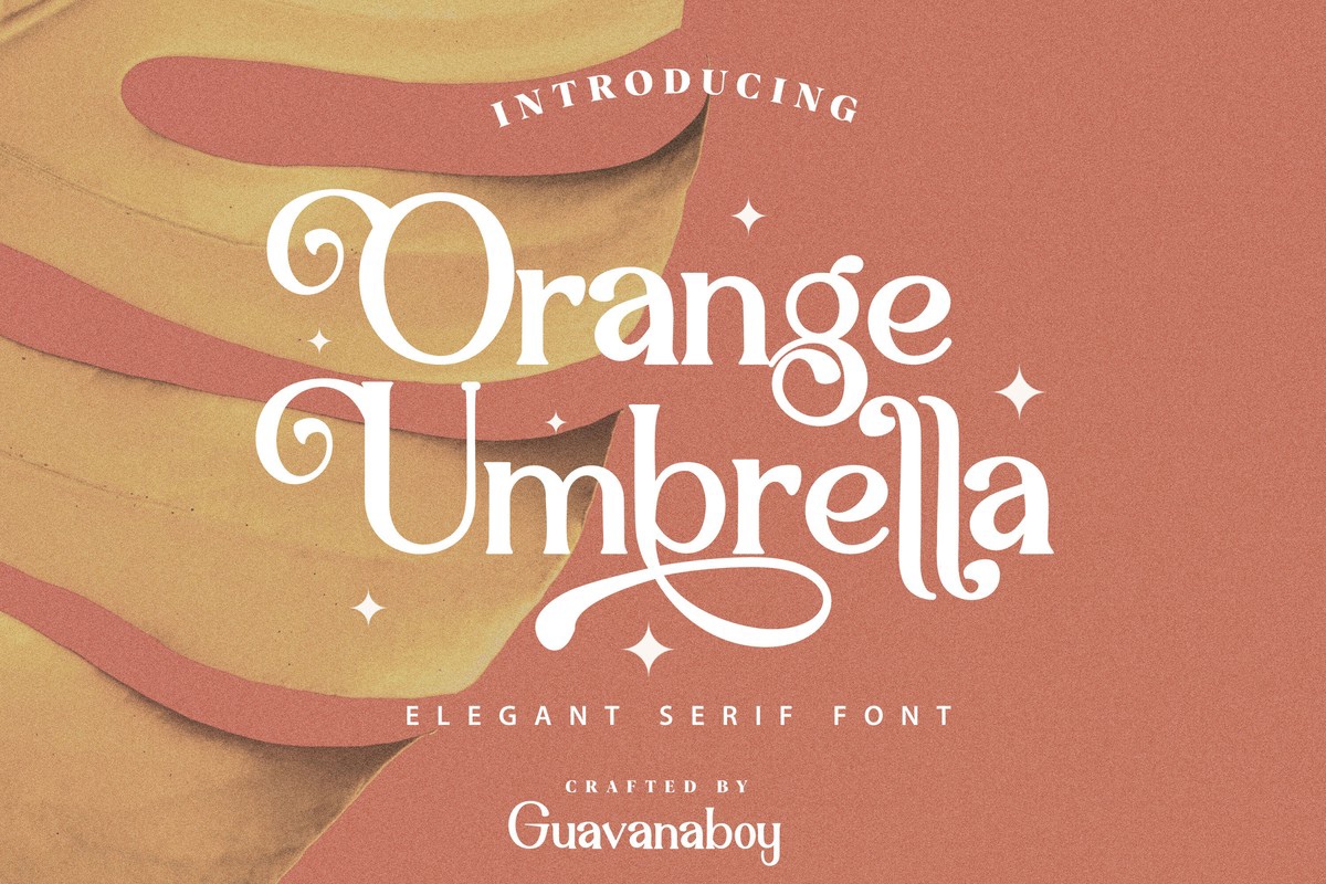 Schriftart Orange Umbrella