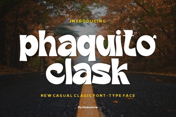 Schriftart Phaquito Clask