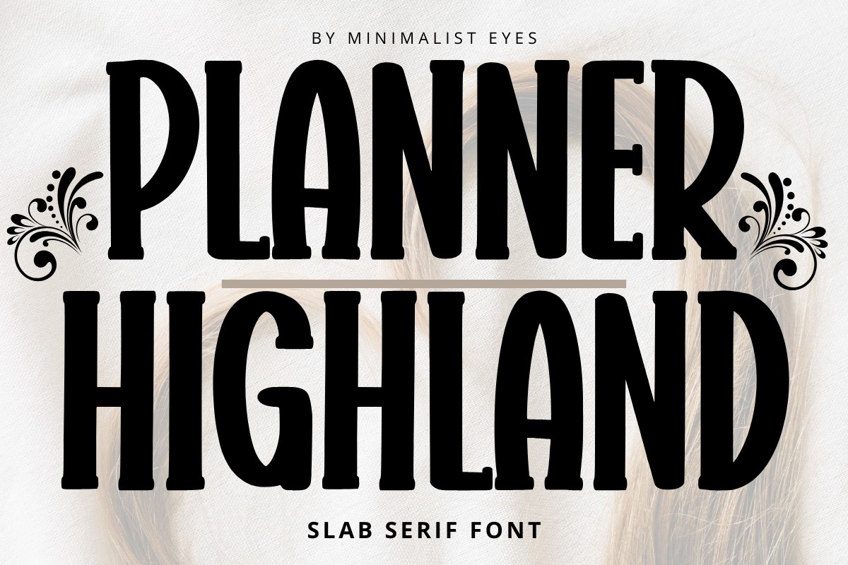 Schriftart Planner Highland