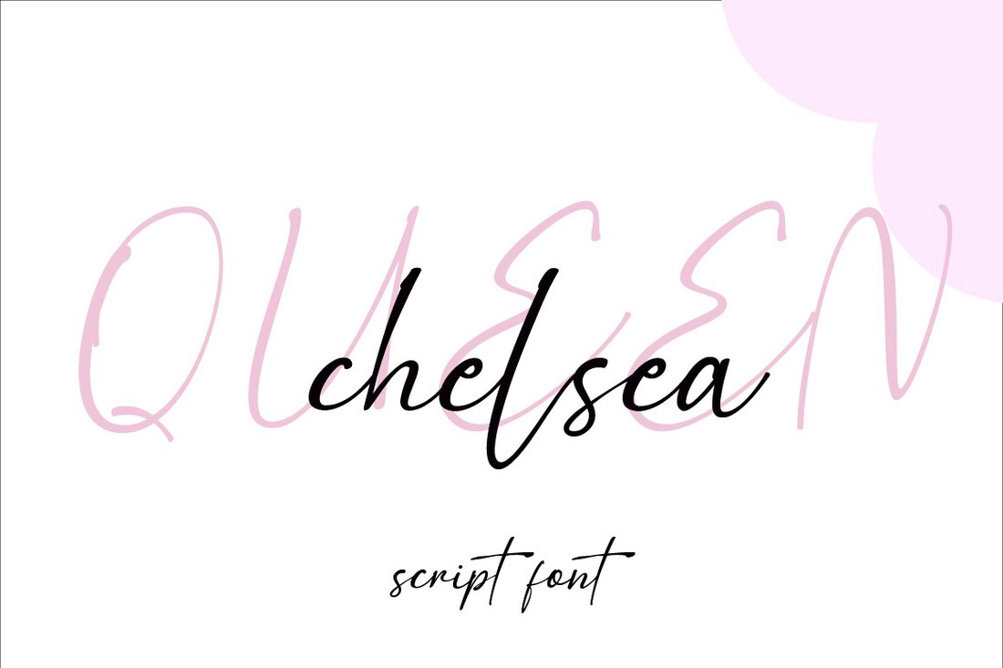 Schriftart Queen Chelsea