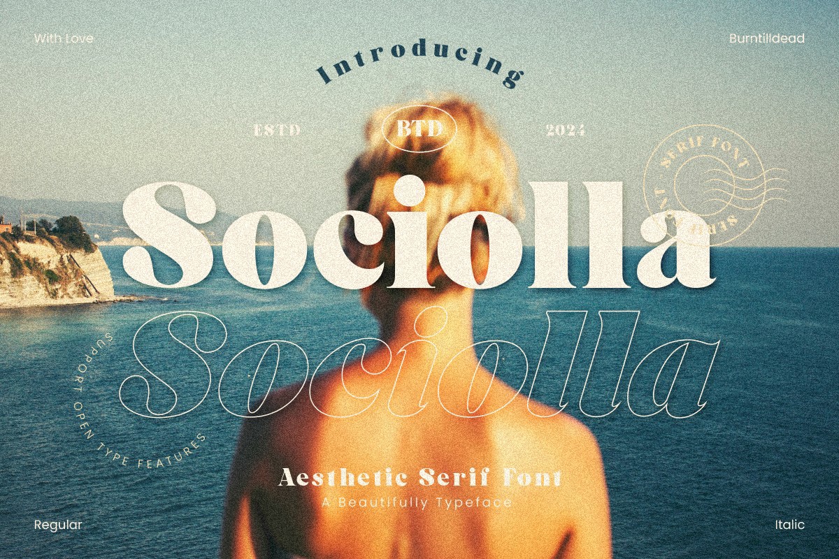 Schriftart Sociolla