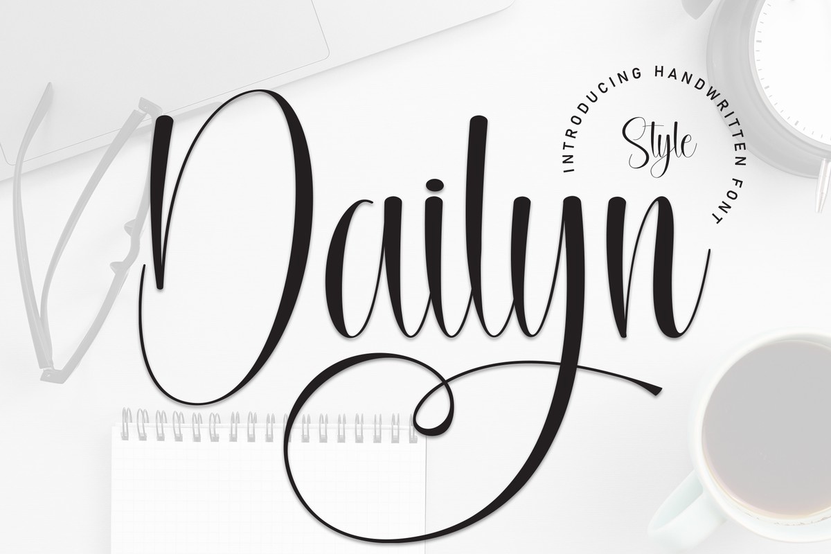 Schriftart Dailyn