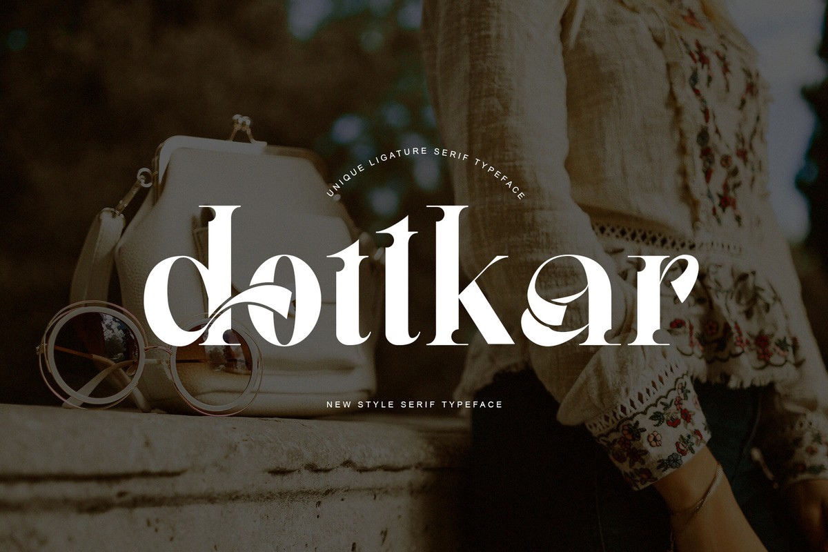 Schriftart Dottkar