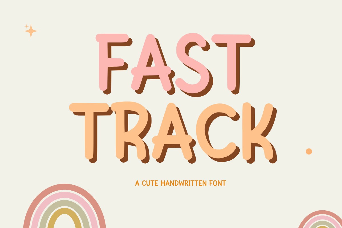 Schriftart Fast Track