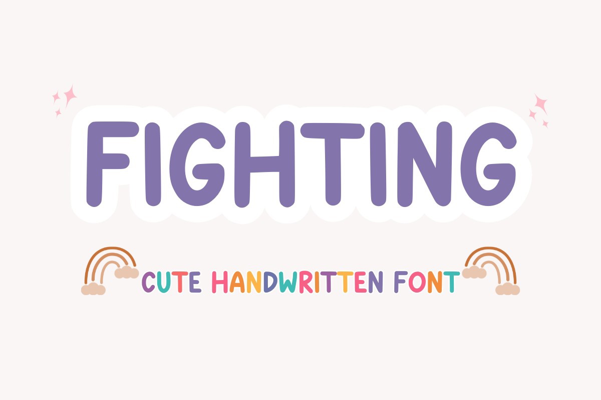 Schriftart Fighting