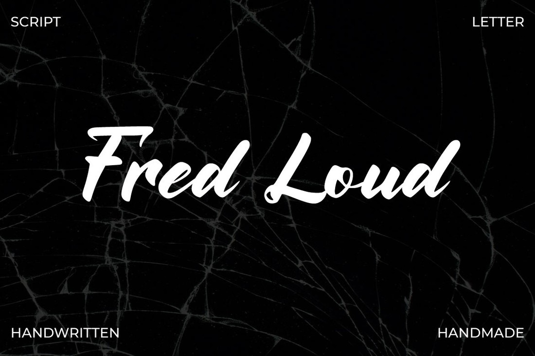 Schriftart Fred Loud