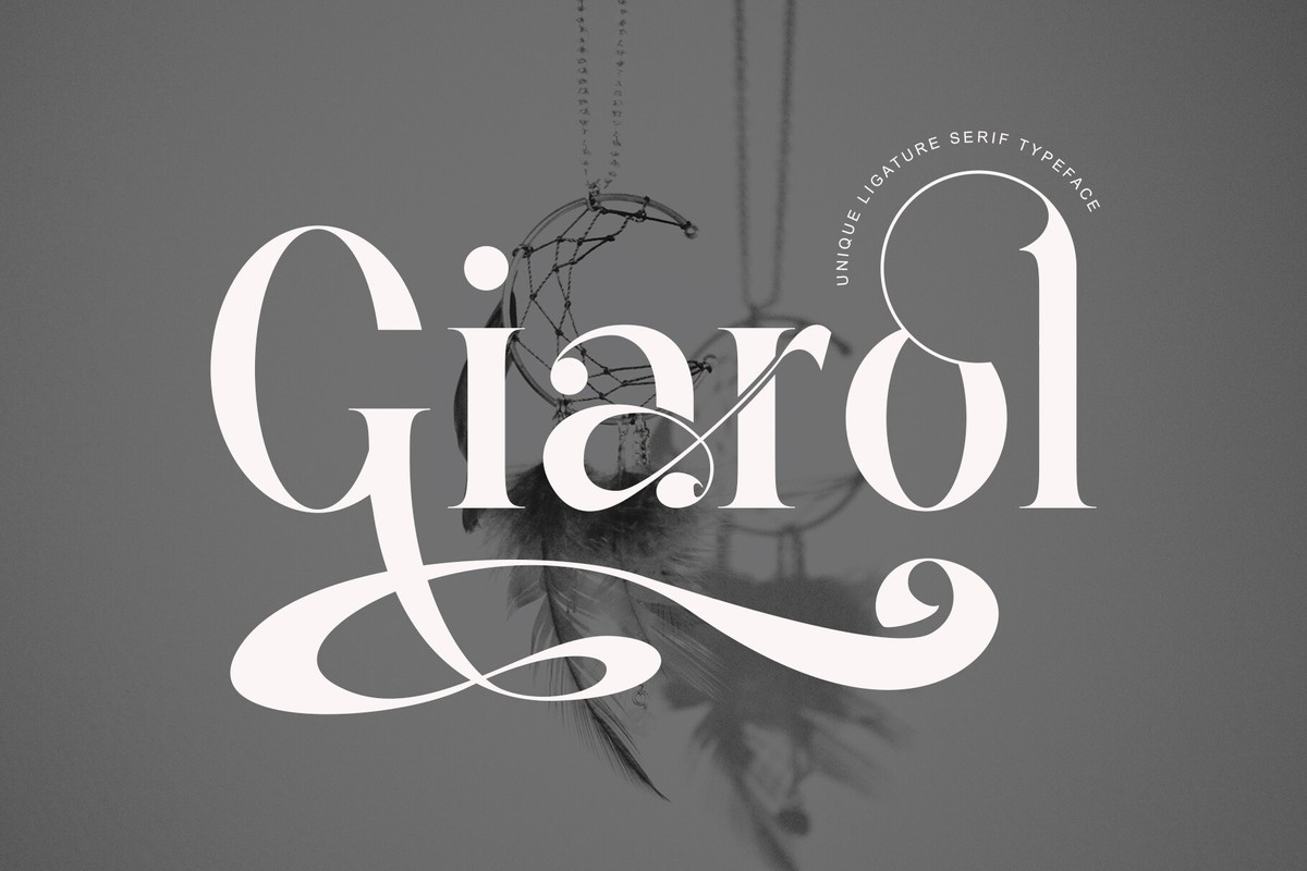 Schriftart Giarol