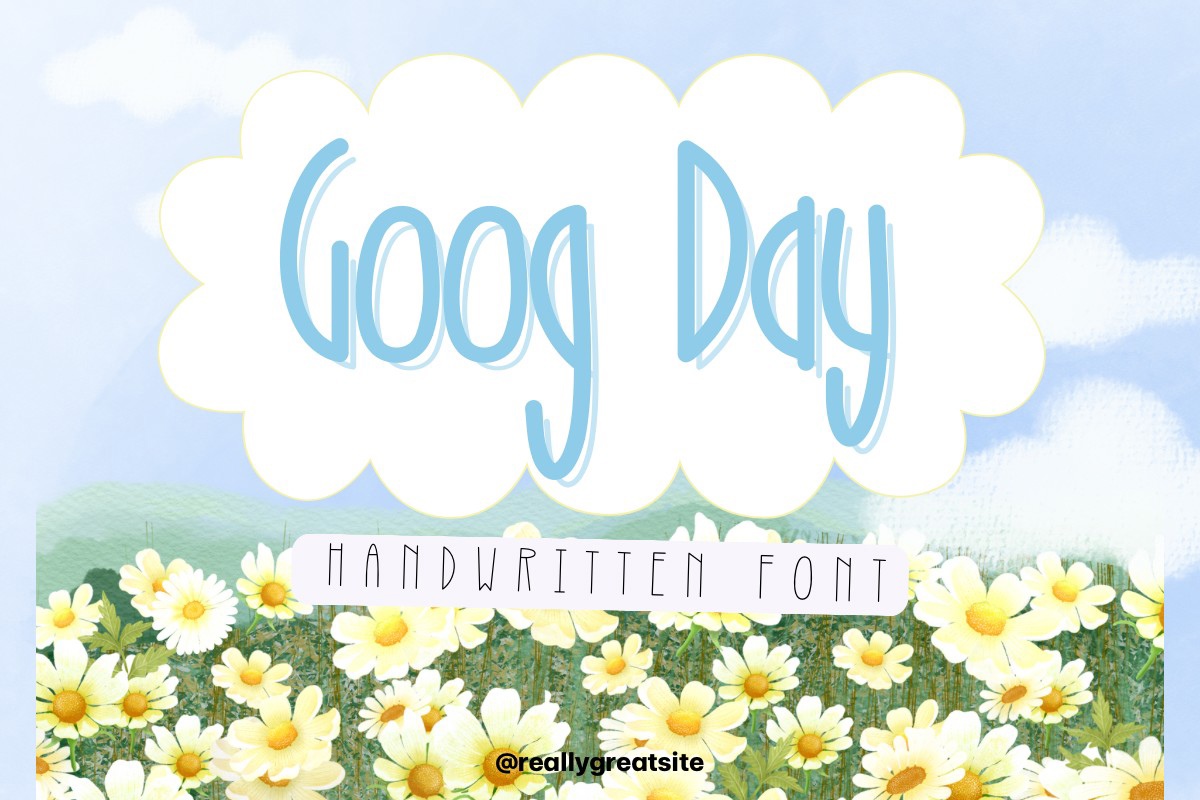 Schriftart Goog Day