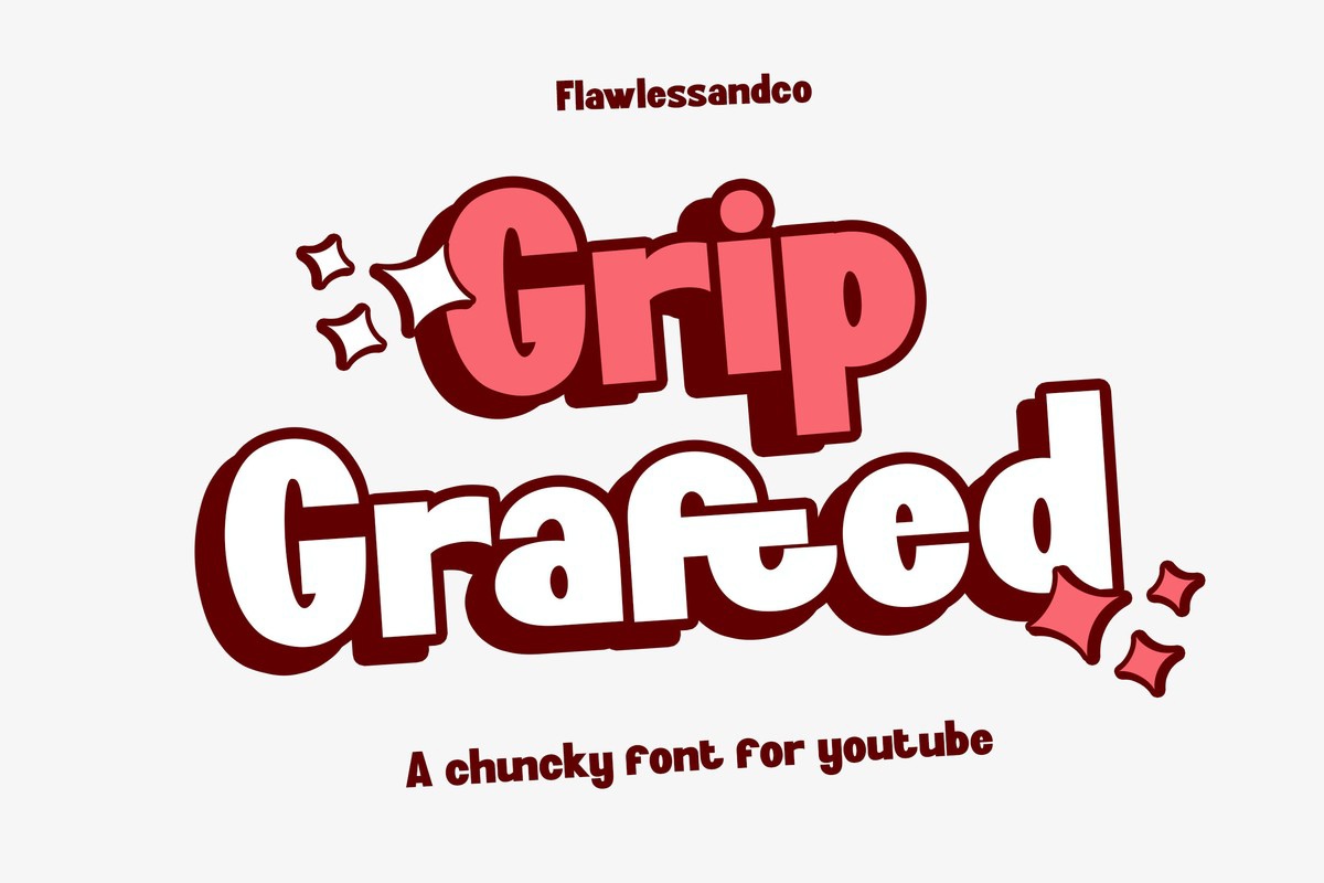 Schriftart Grip Grafted