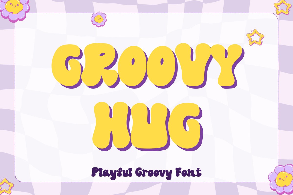 Schriftart Groovy Hug