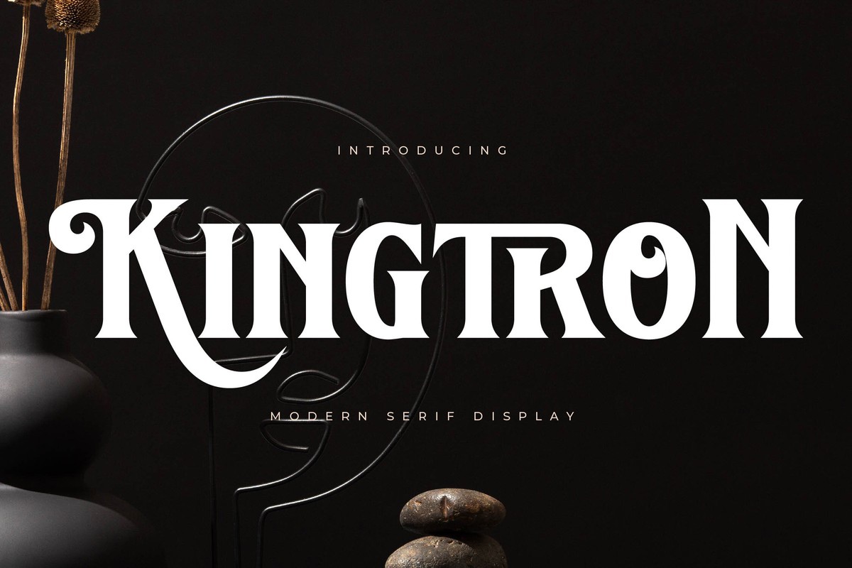 Schriftart Kingtron