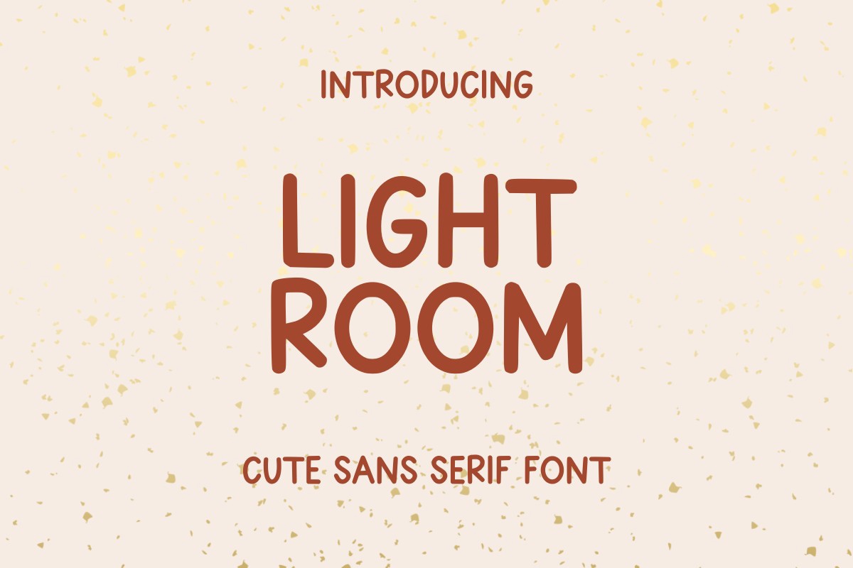 Schriftart Light Room