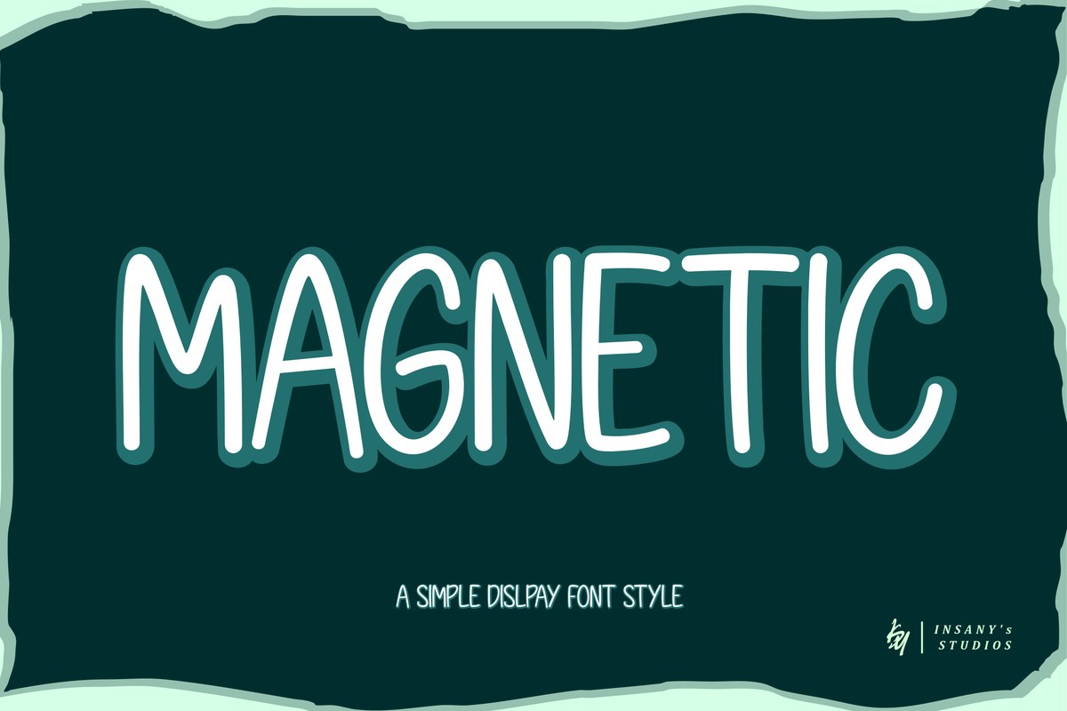 Schriftart Magnetic