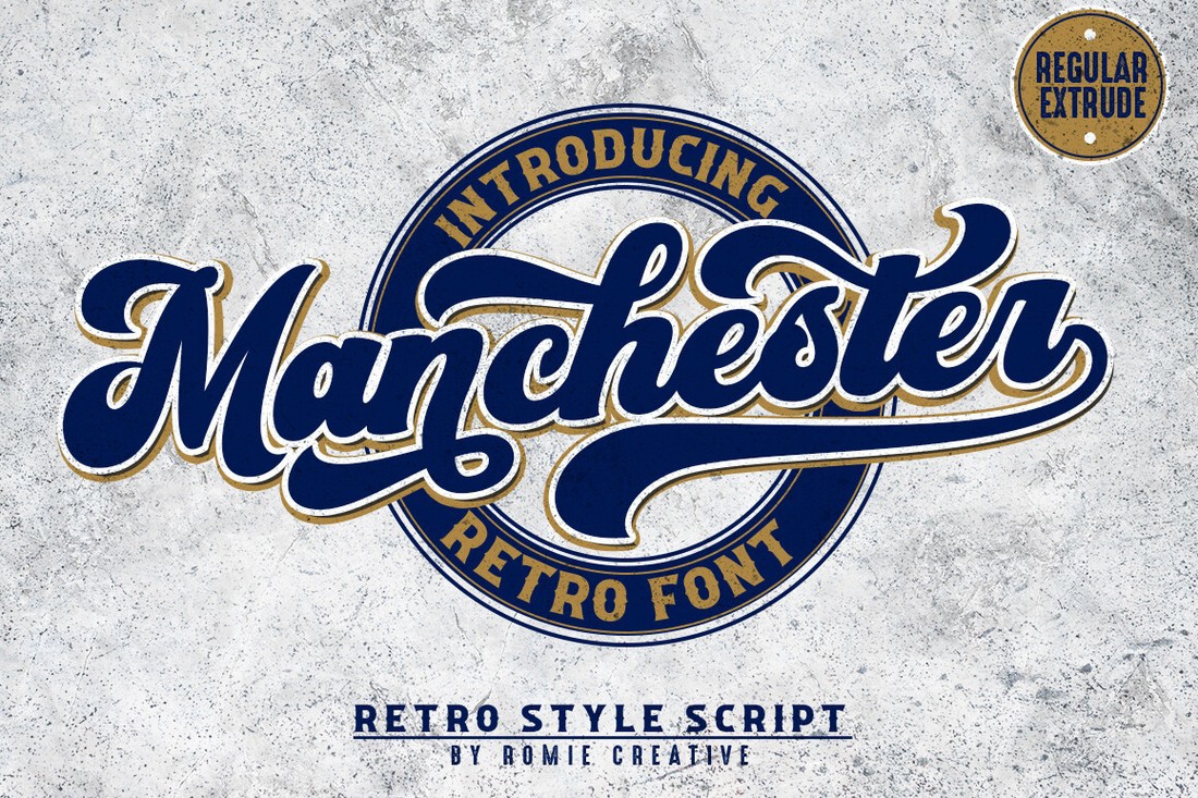 Schriftart Manchester