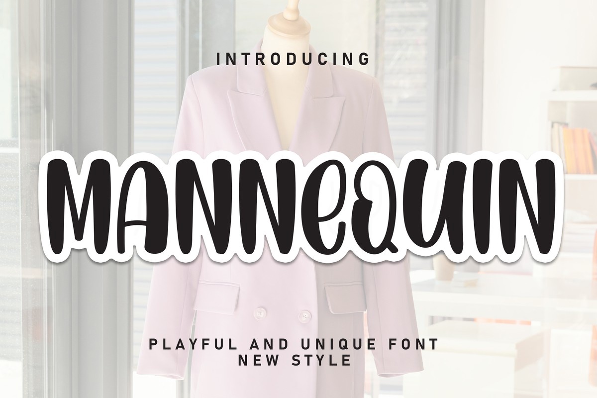 Schriftart Mannequin