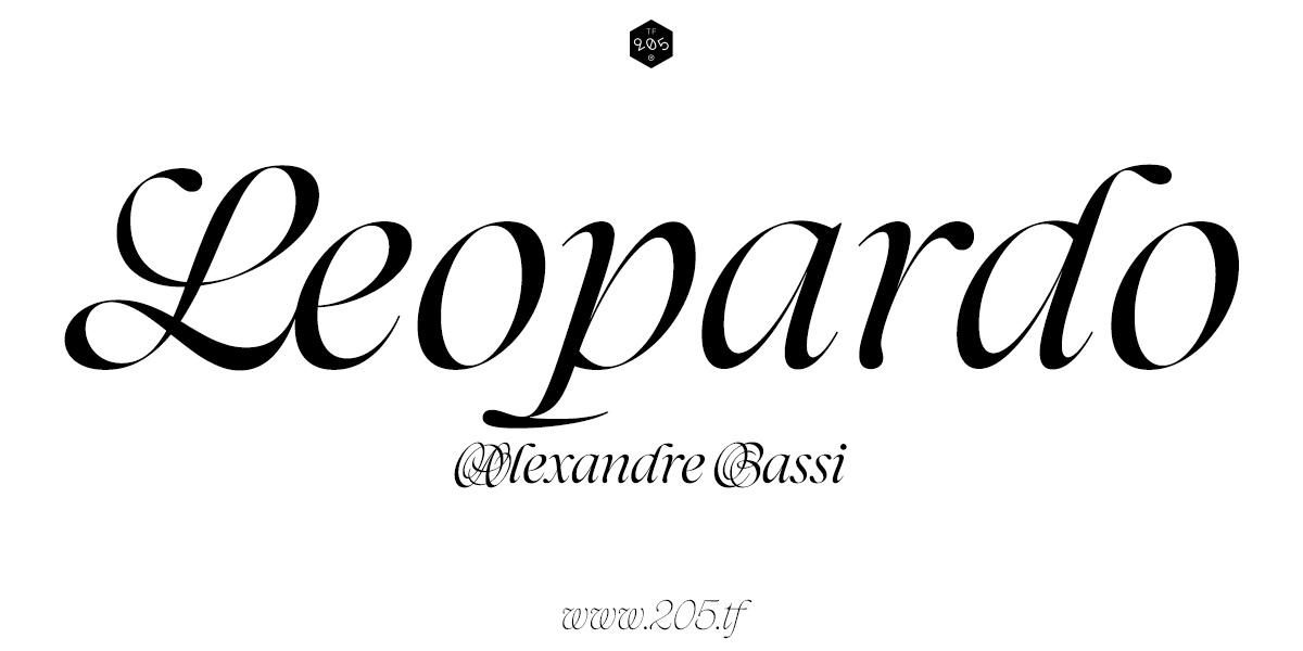 Schriftart Leopardo