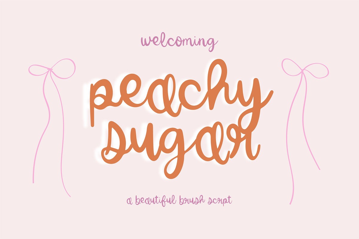 Schriftart BFC Peachy Sugar