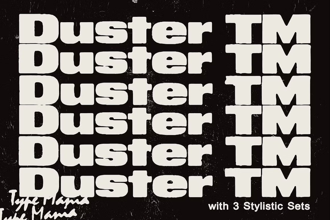 Schriftart Duster TM