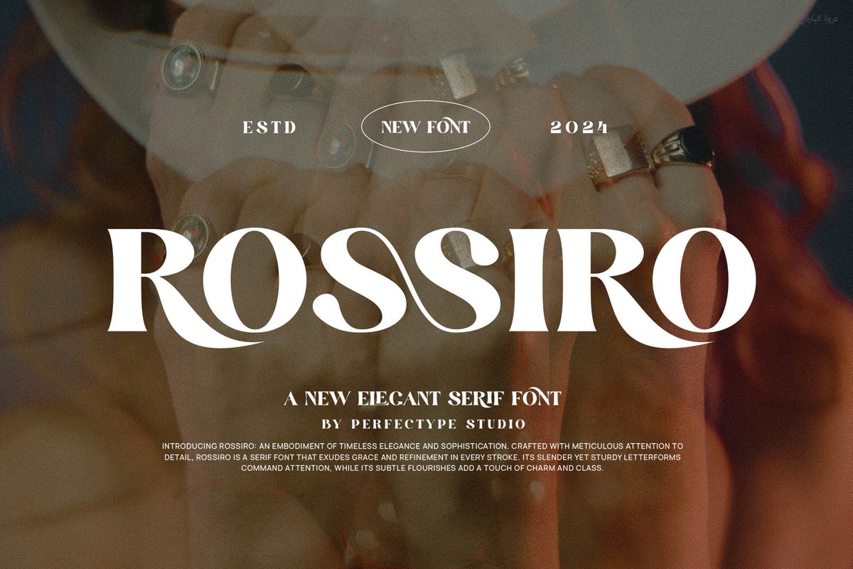 Schriftart Rossiro