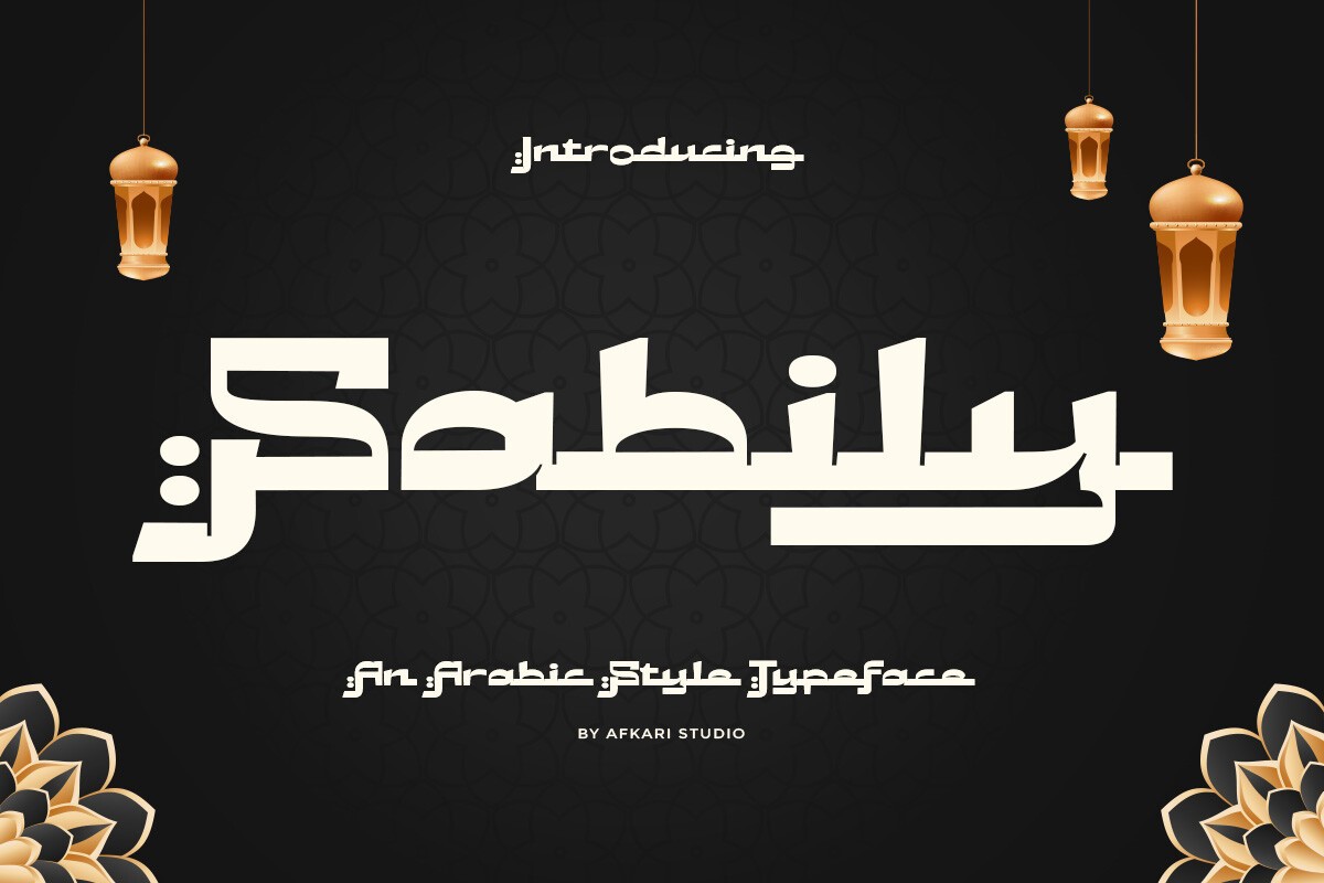 Schriftart Sabily